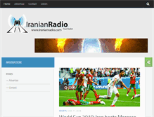 Tablet Screenshot of iranianradio.com